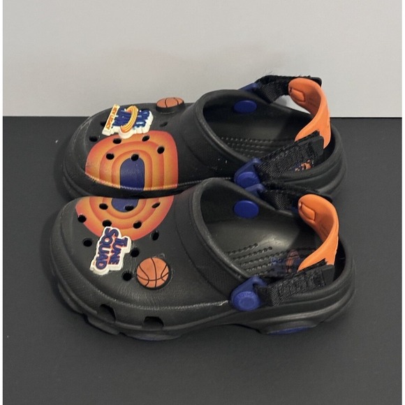 Crocs x Space Jam 2 Tune Squad Classic All-Terrain Clog Black Size J11 11c US - Picture 5 of 6